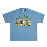 Pebble Blue patricks day coffee Urban Heavy Tee - MaliasSmallBusiness