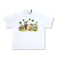 White patricks day coffee Urban Heavy Tee - MaliasSmallBusiness
