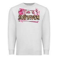 Oatmeal Heather im a survivor cancer awareness Premium Sweatshirt - CowGirlArtShop