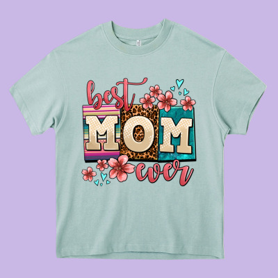 Best Mom Ever Heavy Core Tee Designed By Adodesignshop