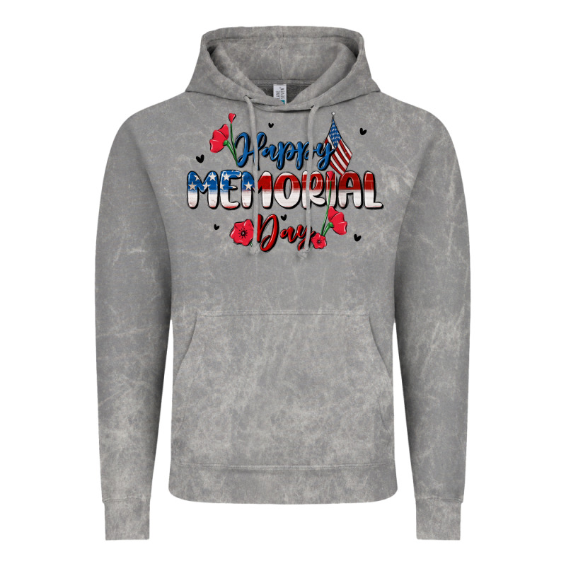 Happy Memorial Day Vintage Hoodie by MaliasSmallBusiness | Teevron