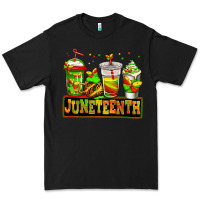Black juneteenth afro coffee cups Premium Tee - Jasminsmagicworld