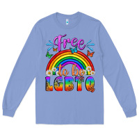 Colony Blue Western Free To Be Lgbtq Long Sleeve Tee - BundleAndBundleShop