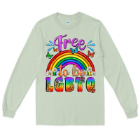 Matcha Western Free To Be Lgbtq Long Sleeve Tee - BundleAndBundleShop