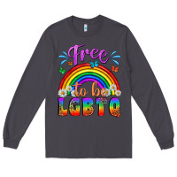 Smoke Western Free To Be Lgbtq Long Sleeve Tee - BundleAndBundleShop
