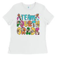 White team fourth grade Ladies Tee - JahusDesignShop
