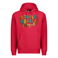 Cardinal gobble gobble yall Premium Hoodie - CowGirlArtShop