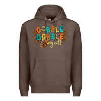 Coffee gobble gobble yall Premium Hoodie - CowGirlArtShop