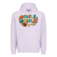 Lilac gobble gobble yall Premium Hoodie - CowGirlArtShop