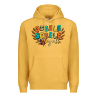 Mustard gobble gobble yall Premium Hoodie - CowGirlArtShop