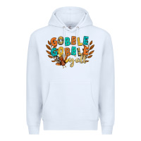 White gobble gobble yall Premium Hoodie - CowGirlArtShop