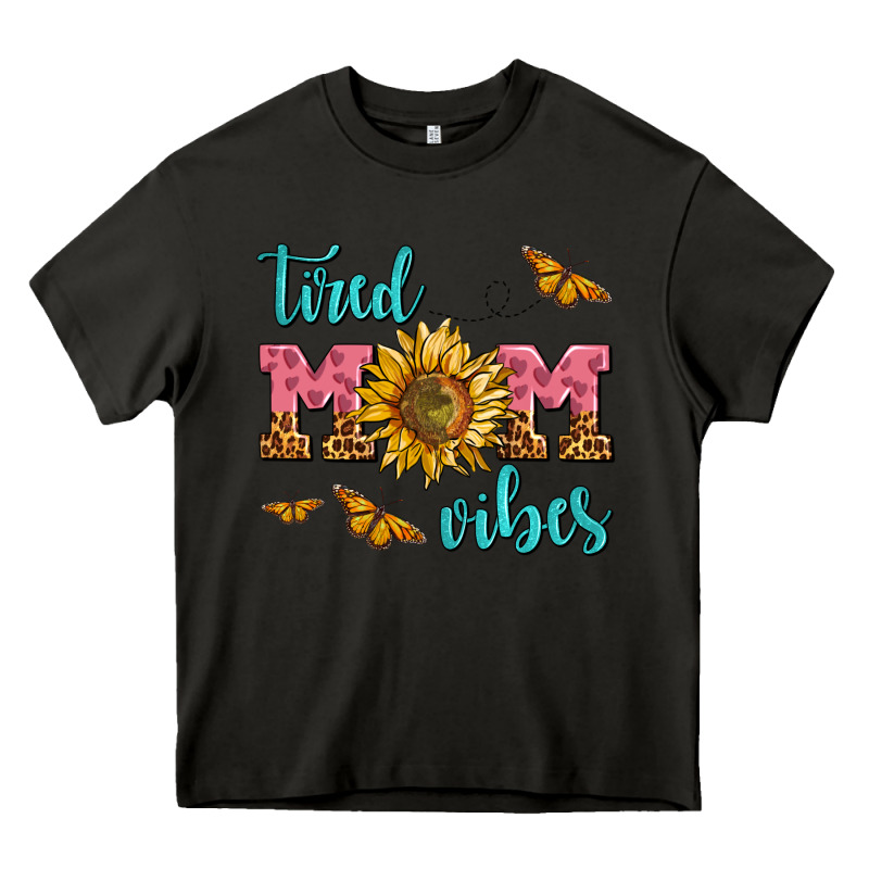 Tired Mom Vibes Heavy Core Tee by AdoDesignShop | Teevron