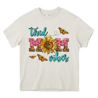 Cream tired mom vibes Heavy Core Tee - AdoDesignShop
