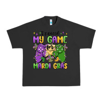 Pigment Black i paused my game for mardi gras Urban Heavy Tee - MaliasSmallBusiness