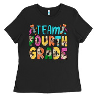 Black team fourth grade Ladies Tee - JahusDesignShop