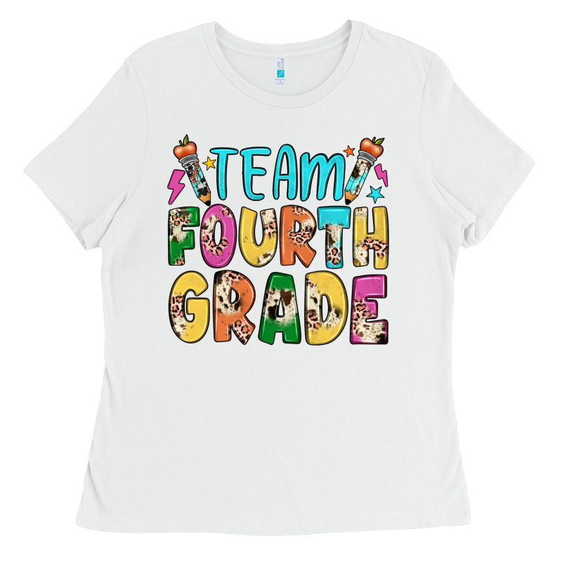 Team Fourth Grade Ladies Tee by JahusDesignShop | Teevron