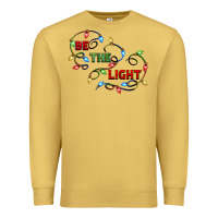 Antique Gold be the light Premium Sweatshirt - CowGirlArtShop