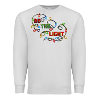 Dove Grey be the light Premium Sweatshirt - CowGirlArtShop