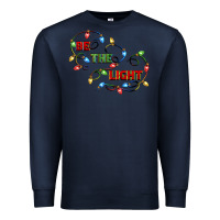 Navy be the light Premium Sweatshirt - CowGirlArtShop