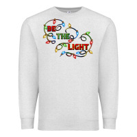 Oatmeal Heather be the light Premium Sweatshirt - CowGirlArtShop