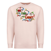 Pale Pink be the light Premium Sweatshirt - CowGirlArtShop