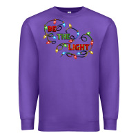 Purple be the light Premium Sweatshirt - CowGirlArtShop