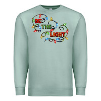 Seafoam be the light Premium Sweatshirt - CowGirlArtShop