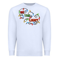 White be the light Premium Sweatshirt - CowGirlArtShop
