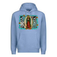 Colony Blue Gemstone our lady of Guadalupe Premium Hoodie - JahusDesignShop