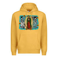 Mustard Gemstone our lady of Guadalupe Premium Hoodie - JahusDesignShop