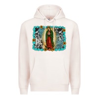 Pale Pink Gemstone our lady of Guadalupe Premium Hoodie - JahusDesignShop