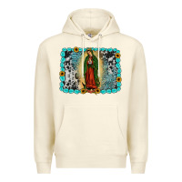 Sandshell Gemstone our lady of Guadalupe Premium Hoodie - JahusDesignShop