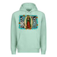 Seafoam Gemstone our lady of Guadalupe Premium Hoodie - JahusDesignShop