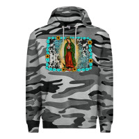 Slate Camo Gemstone our lady of Guadalupe Premium Hoodie - JahusDesignShop