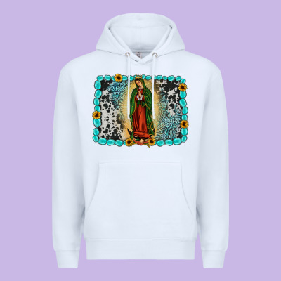 Gemstone Our Lady Of Guadalupe Premium Hoodie Designed By Jahusdesignshop