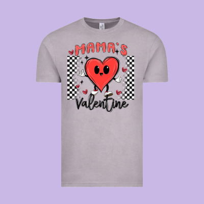 Mama's Valentine Vintage Tee Designed By Maliassmallbusiness