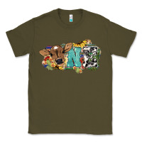 Army Green one baby cow Classic Tee - NancyCooperArtShop