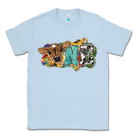 Dusty Blue one baby cow Classic Tee - NancyCooperArtShop