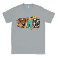 Heather Grey one baby cow Classic Tee - NancyCooperArtShop