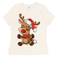 Bone baby christmas reindeer Ladies Tee - AdoDesignShop
