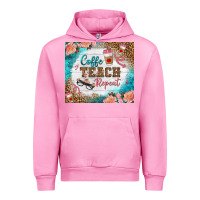Fuchsia Pink coffee teach repeat tumbler Urban Hoodie - BundleAndBundleShop