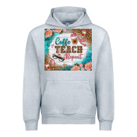 Heather Grey coffee teach repeat tumbler Urban Hoodie - BundleAndBundleShop