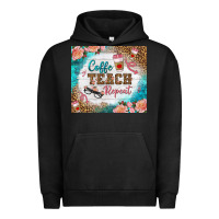 Pigment Black coffee teach repeat tumbler Urban Hoodie - BundleAndBundleShop