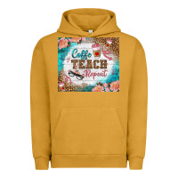 Pigment Peanut Butter coffee teach repeat tumbler Urban Hoodie - BundleAndBundleShop