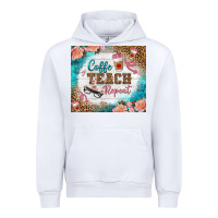 White coffee teach repeat tumbler Urban Hoodie - BundleAndBundleShop