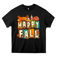 Black happy fall Heavy Core Tee - Artiststas