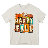Cream happy fall Heavy Core Tee - Artiststas