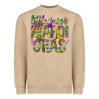 Mushroom Little miss Mardi Gras Heavyweight Sweatshirt - BundleAndBundleShop