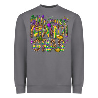 Storm Little miss Mardi Gras Heavyweight Sweatshirt - BundleAndBundleShop