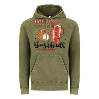 Vintage Olive hot mess always stressed baseball mama stanley cup Vintage Hoodie - MaliasSmallBusiness